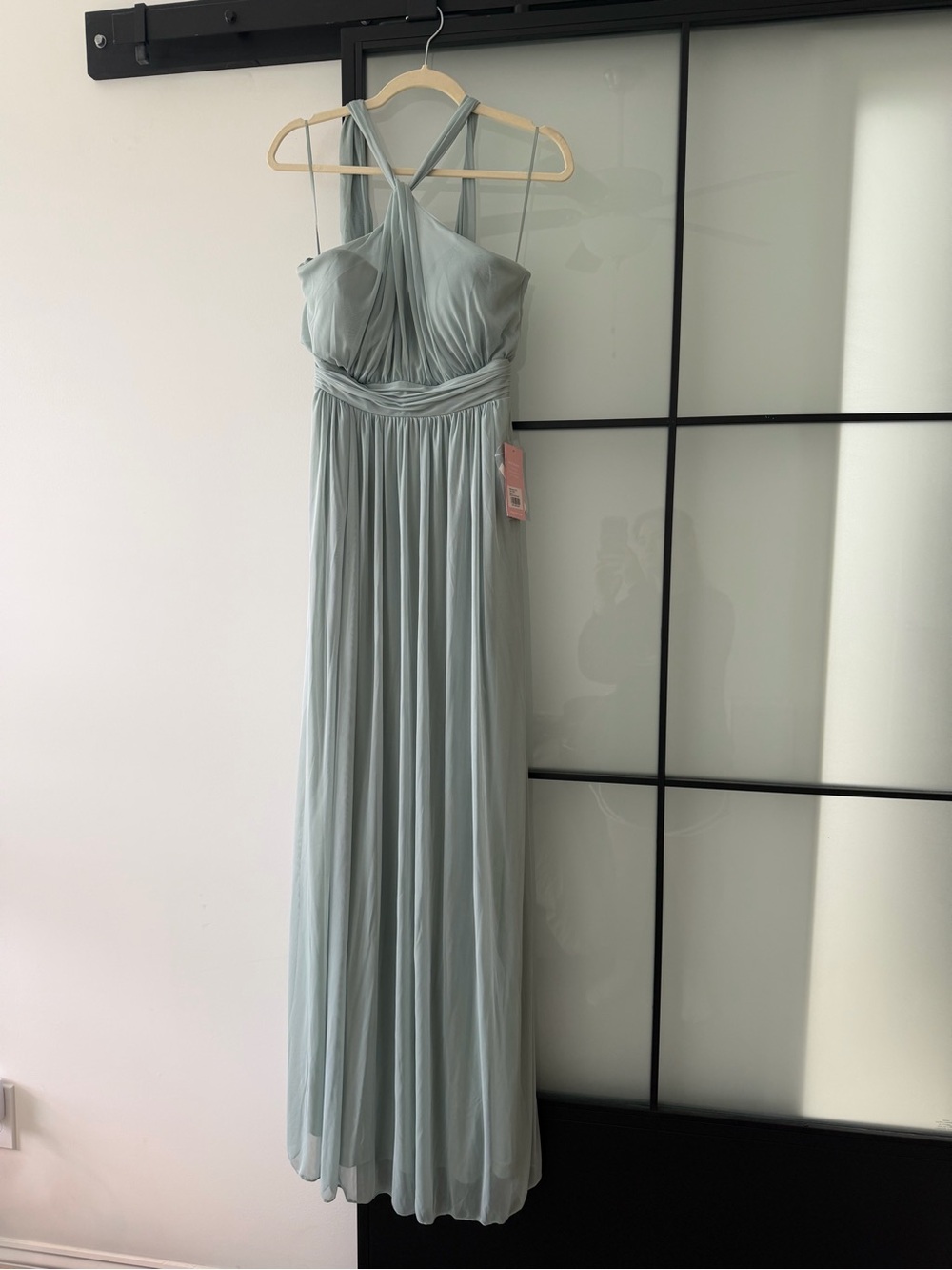 Birdy Grey Kiko Sage Chiffon Maxi Dress